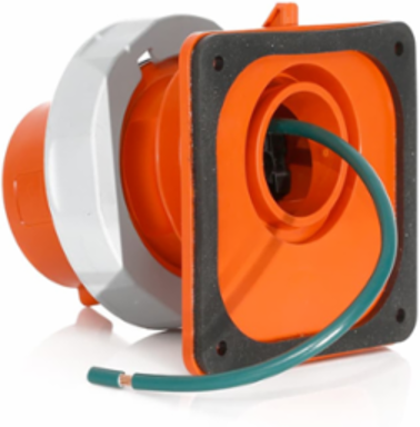 LEV Series IEC Pin & Sleeve Inlet 30 Amp, 125/250 Volt, IP66/IP67/IP68/IP69K