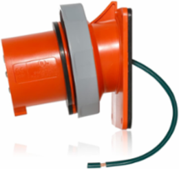 LEV Series IEC Pin & Sleeve Inlet 30 Amp, 125/250 Volt, IP66/IP67/IP68/IP69K