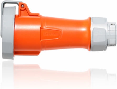 30 Amp Watertight IEC Pin & Sleeve Connector, 125/250 Volt, IP66/IP67/IP68/IP69K
