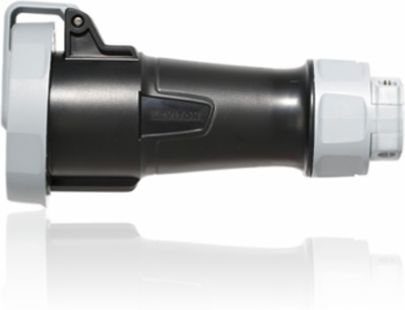 LEV Series 30 Amp Watertight IEC Pin & Sleeve Connector, 600 Volt, 3-Phase, IP69K