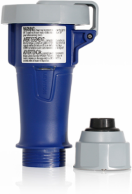 LEV Series 30 Amp 250 Volt 3-Phase IEC Pin & Sleeve Connector, IP66/IP67/IP68/IP69K