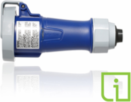 LEV Series 30 Amp 250 Volt 3-Phase IEC Pin & Sleeve Connector, IP66/IP67/IP68/IP69K