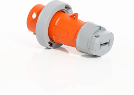 30 Amp IEC Pin & Sleeve Plug, 125/250 Volt, IP66/IP67/IP68/IP69K