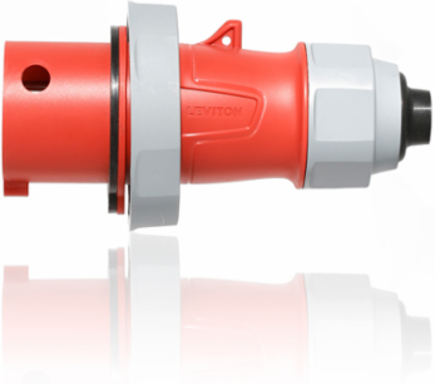 LEV Series 30 Amp 480V IEC Pin & Sleeve Plug with Screwless Clamp Assembly