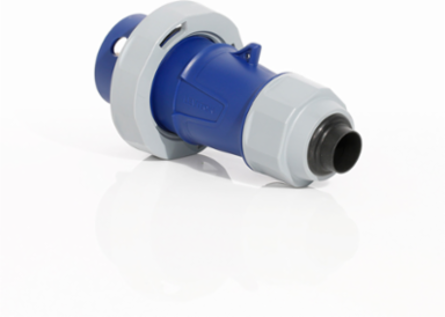 LEV Series 30 Amp, 250 Volt Pin & Sleeve Plug, 3-Phase, IP66/IP67/IP68/IP69K