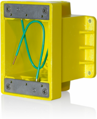 FD Box, Single-Gang, Corrosion-Resistant, 1/2 Inch Conduit Openings, IEC IP66