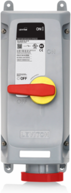 LEV Series 60 Amp 480 Volt 3-Phase Pin & Sleeve Mechanical Interlock