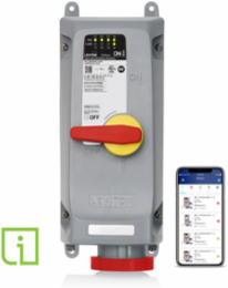 60 Amp Mechanical Interlock, 480 Volt 3-Phase, IP66/IP67/IP68/IP69K, Wi-Fi Enabled
