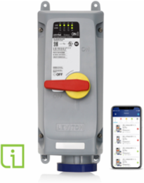 60 Amp Mechanical Interlock, 240 Volt 3-Phase, IP66/IP67/IP68/IP69, Wi-Fi Enabled