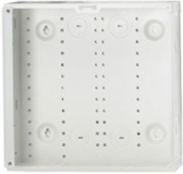 14 Inch Structured Media Enclosure, Metal, White, Supports Voice/Data/Video