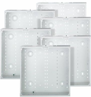 14" STRUCTURED MEDIA™ Enclosure, Enclosure Only, Metal, 6 Pack, White