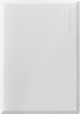 21 Inch Structured Media Flush Mount Cover, Metal, White, 18-Gauge Steel