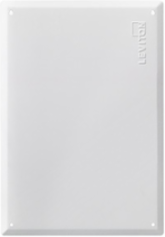 21 Inch Structured Media Flush Mount Cover, Metal, White, 18-Gauge Steel