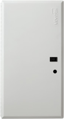 28 Inch Structured Media Hinged Door, Metal, Powder-Coated White