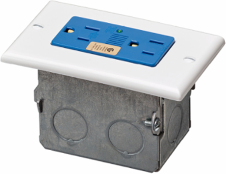 Surge Protective J-Box Kit with One 15-Amp Duplex Receptacle, 720 Joules, UL 1449 Compliance