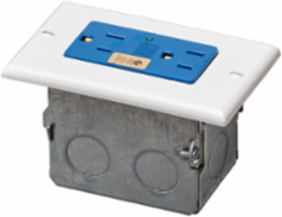 Surge Protective J-Box Kit with One 15-Amp Duplex Receptacle, 720 Joules, UL 1449 Compliance
