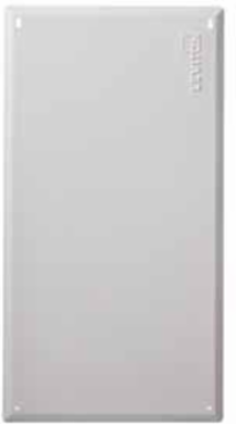 28 Inch Structured Media Flush-Mount Cover, 18 Gauge Steel, White