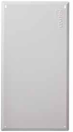 28 Inch Structured Media Flush-Mount Cover, 18 Gauge Steel, White