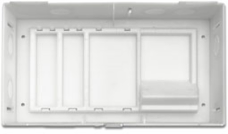 MDU Compact Structured Media Enclosure, 14.4 Inch Width, ABS Molded Plastic
