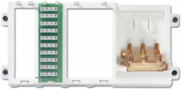 Basic Telephone & Video Panel with 1x9 Bridged Board, 6-Way Video Splitter, 2.28 Inch Depth, 2 GHz Frequency