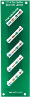 1x4 Bridged Phone Board - Compact Pre-configured for Telephone & Video Distribution