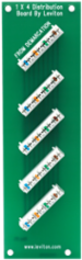 1x4 Bridged Phone Board - Compact Pre-configured for Telephone & Video Distribution