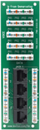 1x4 Telephone & Data Expansion Board for Structured Media Enclosures