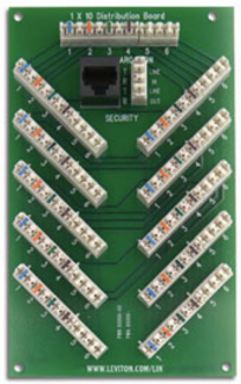 1x10 Bridged Telephone Expansion Board, 6-Line, 3.50 Inch Width, 5.75 Inch Height