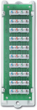 1x9 Bridged Telephone Module with ABS Bracket for 4 Line, 9 Outlet Connectivity