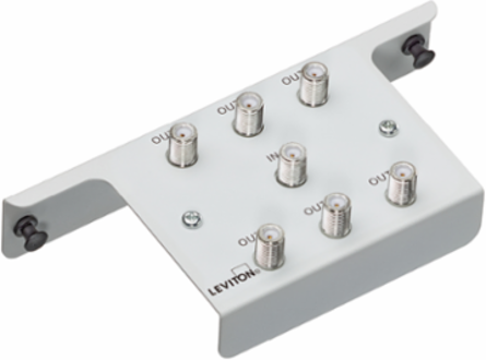 1x6 Passive Video Splitter Module 2 GHz, 75 Ohm, 6 Outputs, 2-Year Warranty