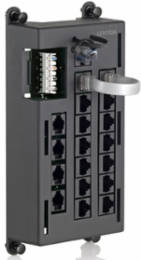 Telephone Input Distribution Panel, Black, RoHS Compliant: False, Origin: Mexico