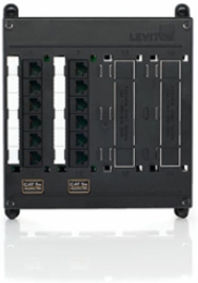 Twist & Mount Patch Panel, 12 Cat 5e Ports, Commercial-grade, Compact Design