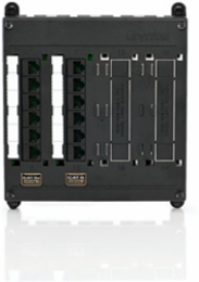 Twist & Mount Patch Panel with (6) Cat 5e & (6) Cat 6 Ports