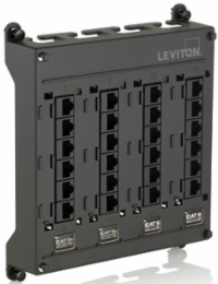 Twist & Mount Patch Panel, 12 Cat 5e & 12 Cat 6 Ports
