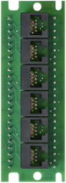 Twist & Mount Expansion Board with (6) Cat 6 Ports for High-Speed Data Applications