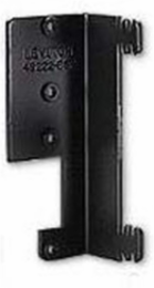 QUICKPORT Modular Furniture Bracket, Black, Compatible with Various Panel Systems