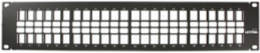 QUICKPORT Patch Panel, 48-Port, 2RU, Black, RoHS Compliant