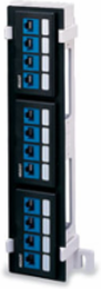 QUICKPORT 12-Port Patch Block, Compact Flat Design for Wall-Mount Applications