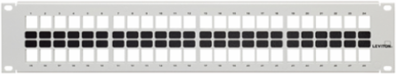 Flat QUICKPORT™ Patch Panel, 48-Port, 2RU, White
