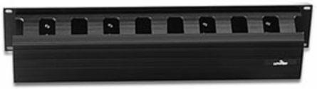 Horizontal Cable Management 2RU 3 Inch x 3 Inch Front Only