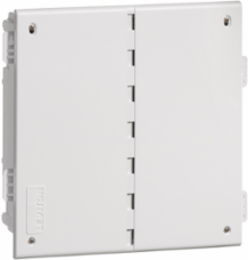 14 Inch Wireless Structured Media Enclosure, UL Compliant, Vented Cover, Plastic White