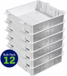 14 Inch Wireless Structured Media Enclosure, Plastic, 12 Pack, UL Compliant
