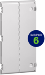 28 Inch Vented Hinged Door, Plastic, 6 Pack, Flame-Retardant ABS