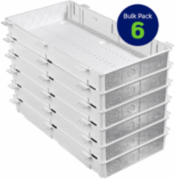 28 Inch Wireless Structured Media Enclosure, ABS Polymer, 6 Pack, UL Compliant