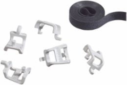 Saddle Tie Kit with 5 Saddle Ties, 5' VELCRO SoftCinch, Black