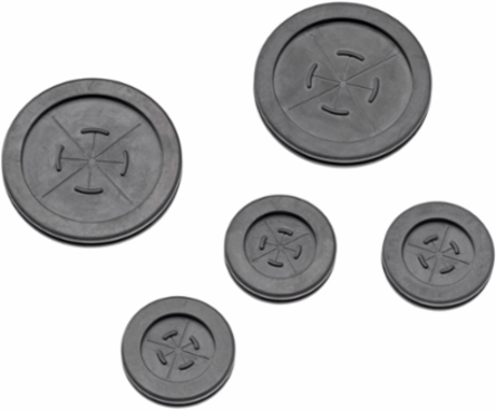 Grommet Accessory Pack with (3) 1 Inch & (2) 2 Inch Rubber Grommets
