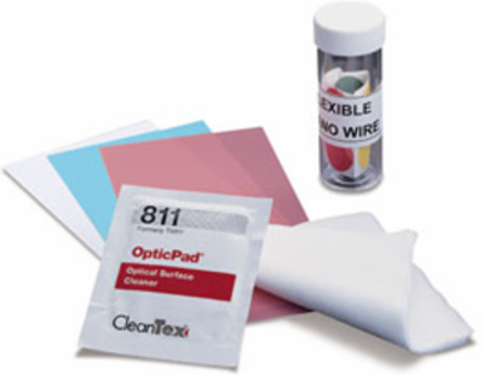Universal Fiber Optic Consumable Kit with Lint-Free Wipes and Lapping Film