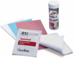 Universal Fiber Optic Consumable Kit with Lint-Free Wipes and Lapping Film