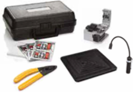 FASTCAM Tool Kit with OPT-X Fiber Cleaver, LED Light, and Stripper