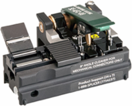 Optical Fiber Cleaver Tool with 8° Internal Cleave and Built-In Scrap Collector
